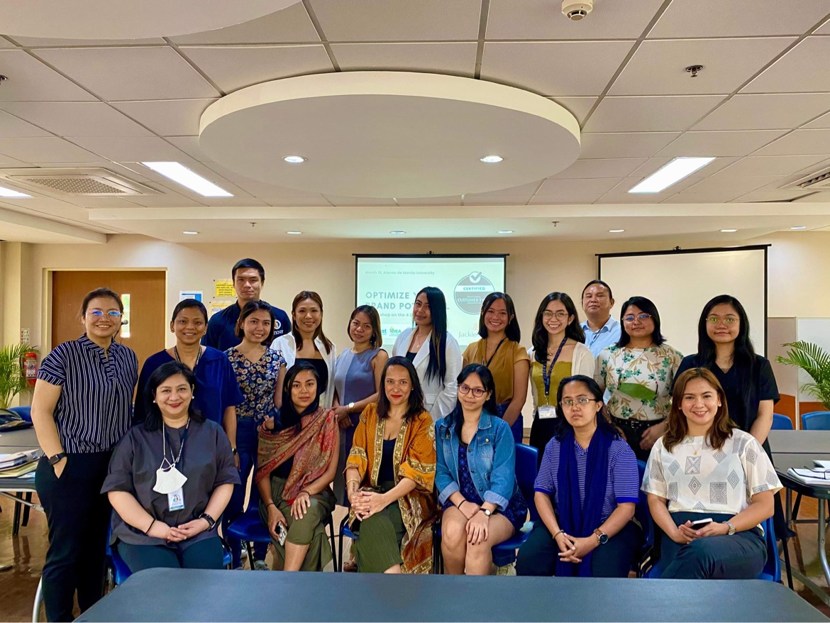 Participants of the Optimize Your Brand workshop at Ateneo de Manila University