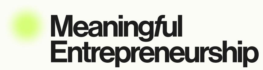 Meaningful Entrepreneurship logo
